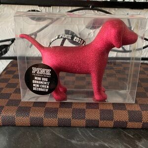 NEW! Limited Edition Victoria's Secret PINK Dog Ornament